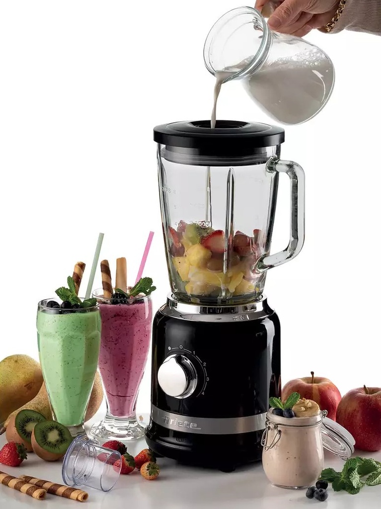 Moderna Blender Noir Bocal En Verre 1000W