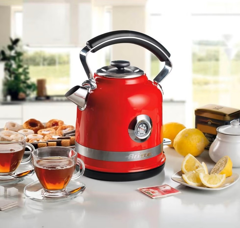 bouilloire a c lectrique moderna rouge 1.7l 1850 2000w