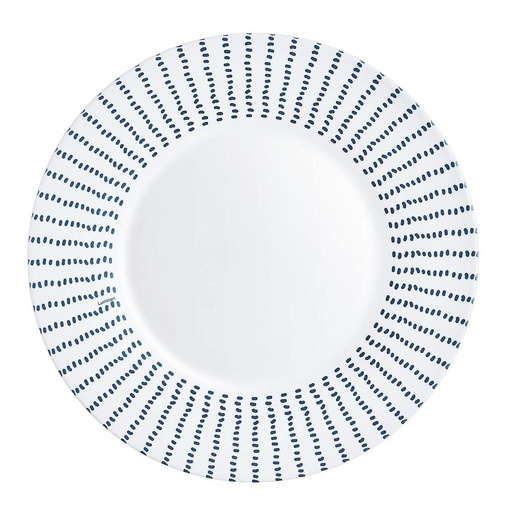 [P0149] Caribeenne Blue Assiette Plate 28Cm