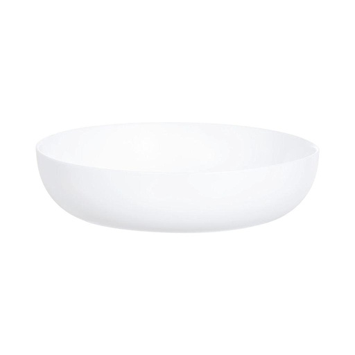 [P6281] Friends Time Assiette Ronde Blanche 21 Cm