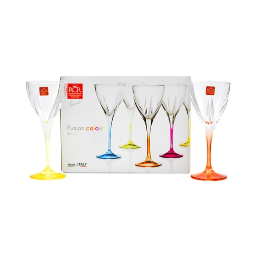 [26015020006] Fusion Set 6 Pieces Verre A Pied 