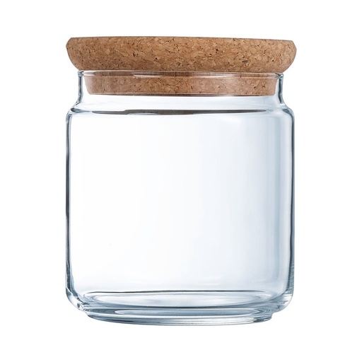 [P9618] POT 0.75L PURE JAR AVEC COUVERCLE EN LIEGE