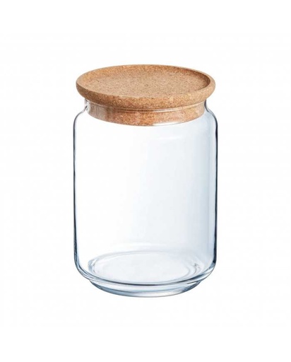 [P9617] POT 1L PURE JAR AVEC COUVERCLE EN LIEGE