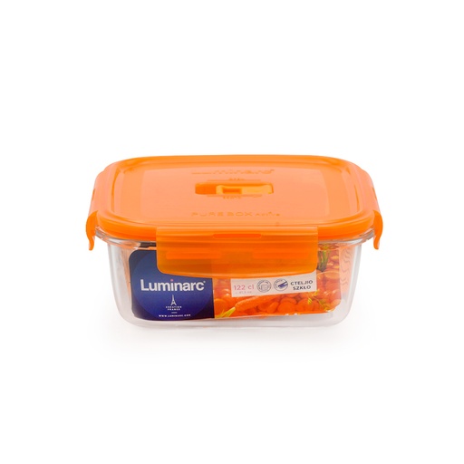 [P4580] PURE BOX ACTIVE RECTANGULAIRE ORANGE 122CL