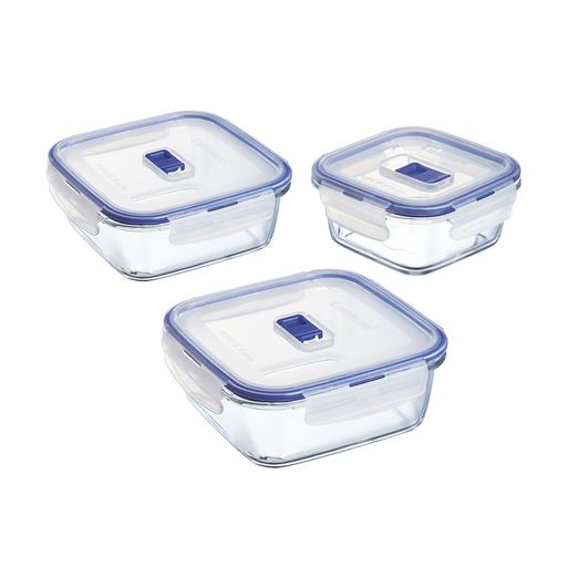 [P5276] PURE BOX CARREE FLAT SET 3 PIECES