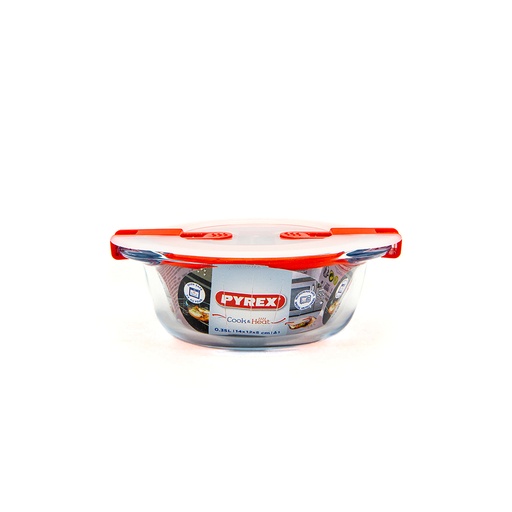 [206PH00] Pyrex Cook & Heat Plat Rond 14*12Cm+ Couvercle