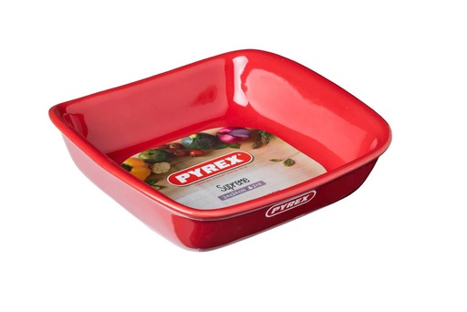 [SU24SR5] Pyrex Supreme Plat Car 24Cm Rouge