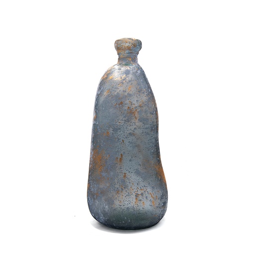 [4655F713] RUSTY VASE 51CM BLEU