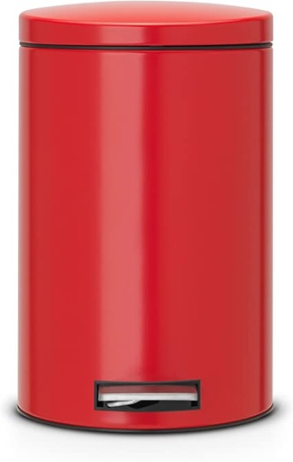 [483721] SILENT  POUBELLE A PEDALE 12L PASSION RED