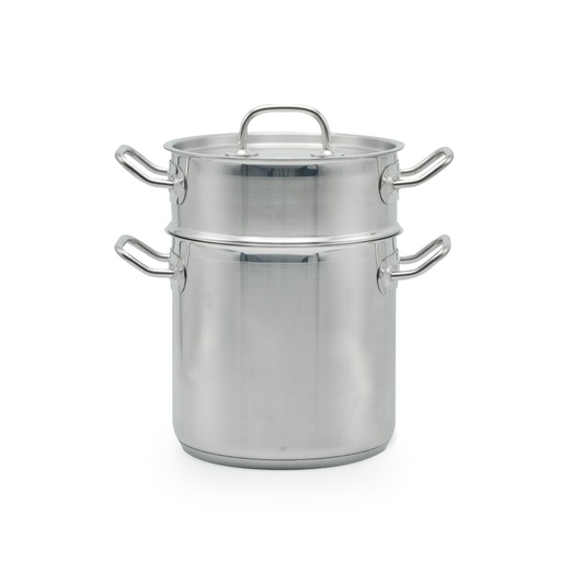 [KSF-1008] TRADITION COUSCOUSSIER INOX (6L) 20CM