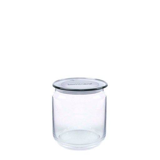 [N2381] pot 0.75l plano grey lid a6