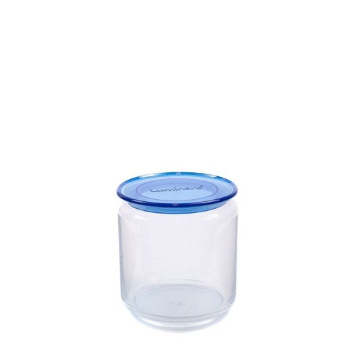 [N2331] pot 0.75l plano blue lid a6