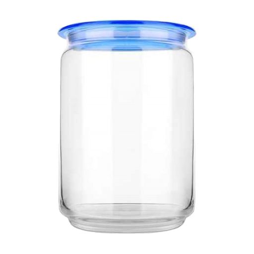 [N2333] pot jar 1l plano blue lid a6