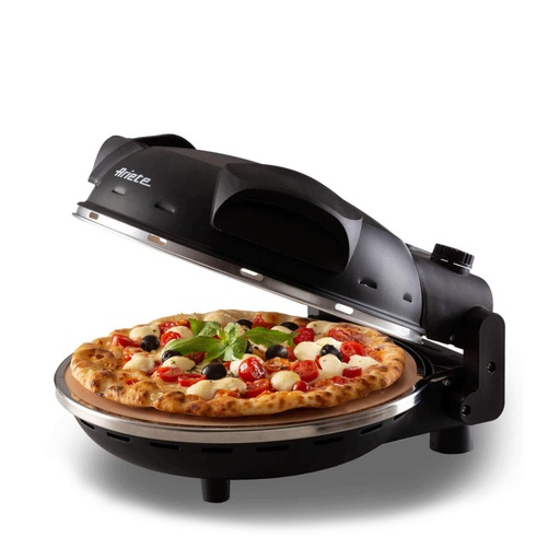 [00C091700AR0] Four électrique à pizza 1200W, diam. 33 cm, 400°,noir