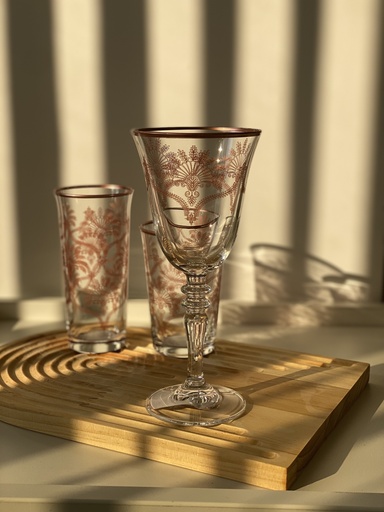 [VIC141/R] Verre A Pied Victoria Rose 27 Cl