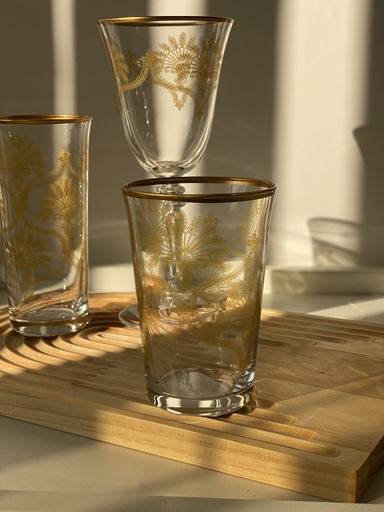 [VIC022/G] verre a eau 29 cl victoria gold