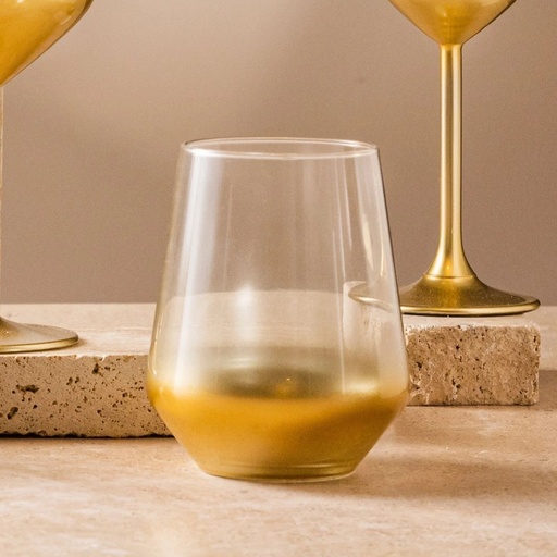 [GLW536/G] verre a eau 42.5 cl glow gold