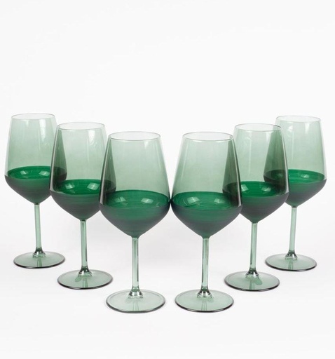 [MAT065/G] verre a pied 49 cl matte vert