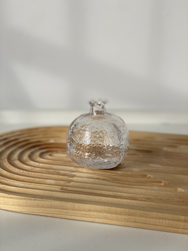 [SS.NAR.001.001] Vase grenade claire 6,5x7cm