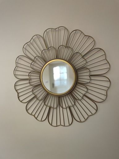 [MHC-10283-A] Miroir Gold Fleur