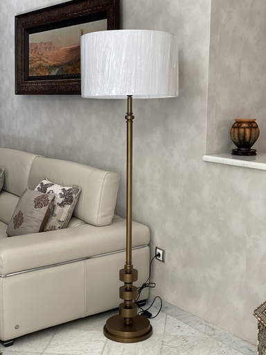 [MHC-10526] Grand Lampadaire Blanc