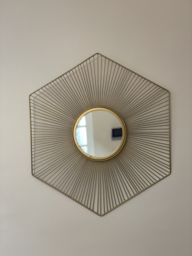 [MHC-10282] Miroir 61x2.5x71 gold